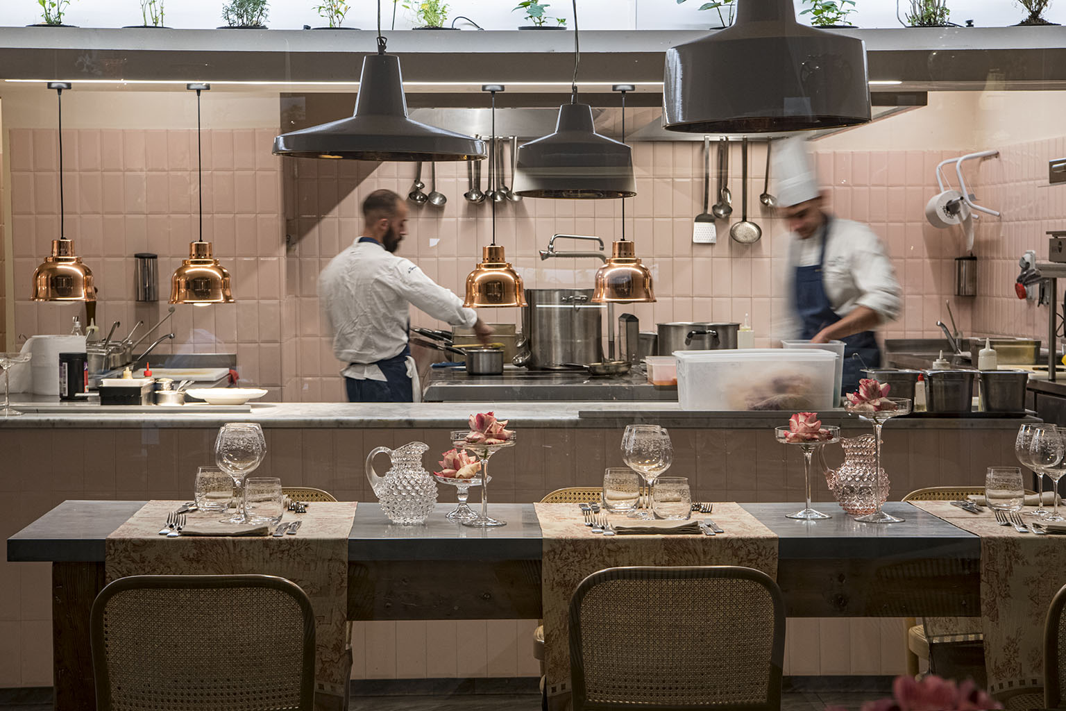 Les cuisines du restaurant La Ménagère à Florence - Grazie Gigi