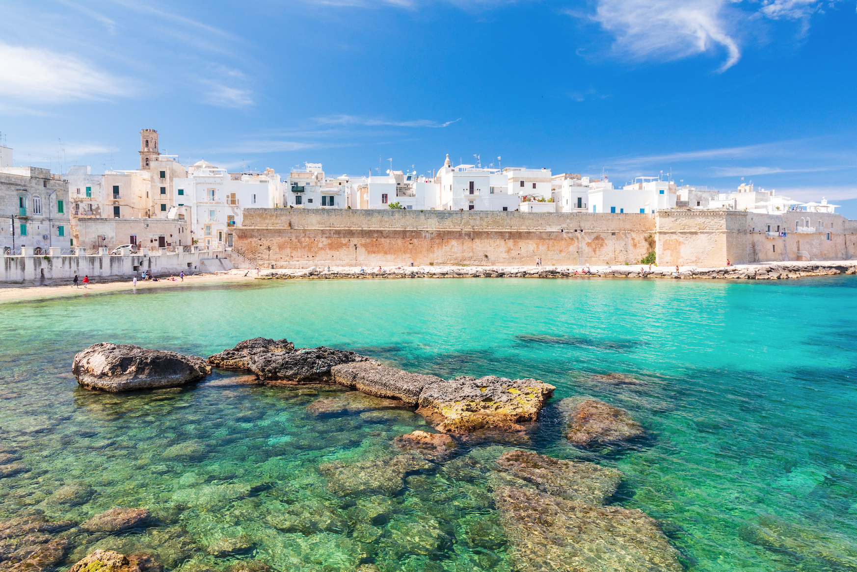 L'eau turquoise du charmant village de Monopoli - Grazie Gigi