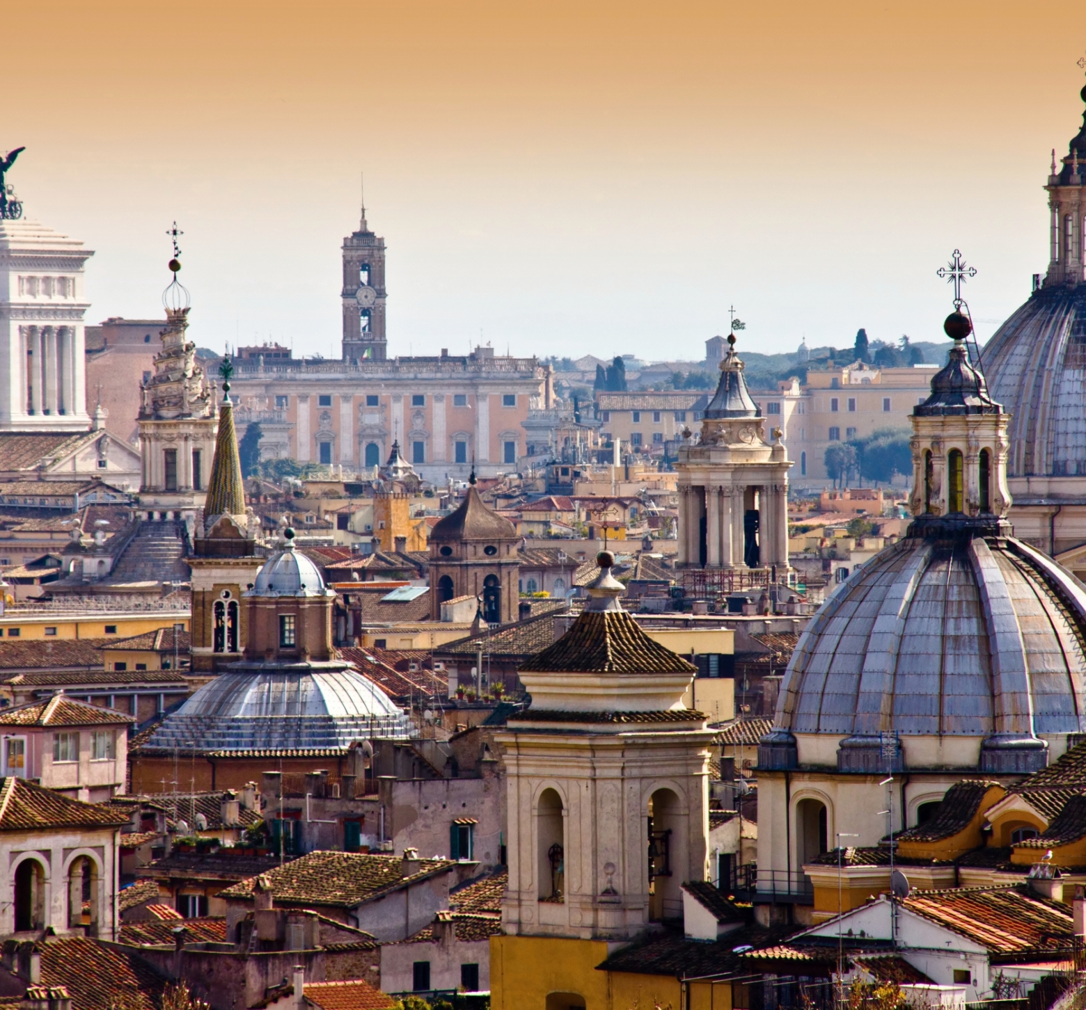 Vue sur les toits de Rome - Grazie Gigi