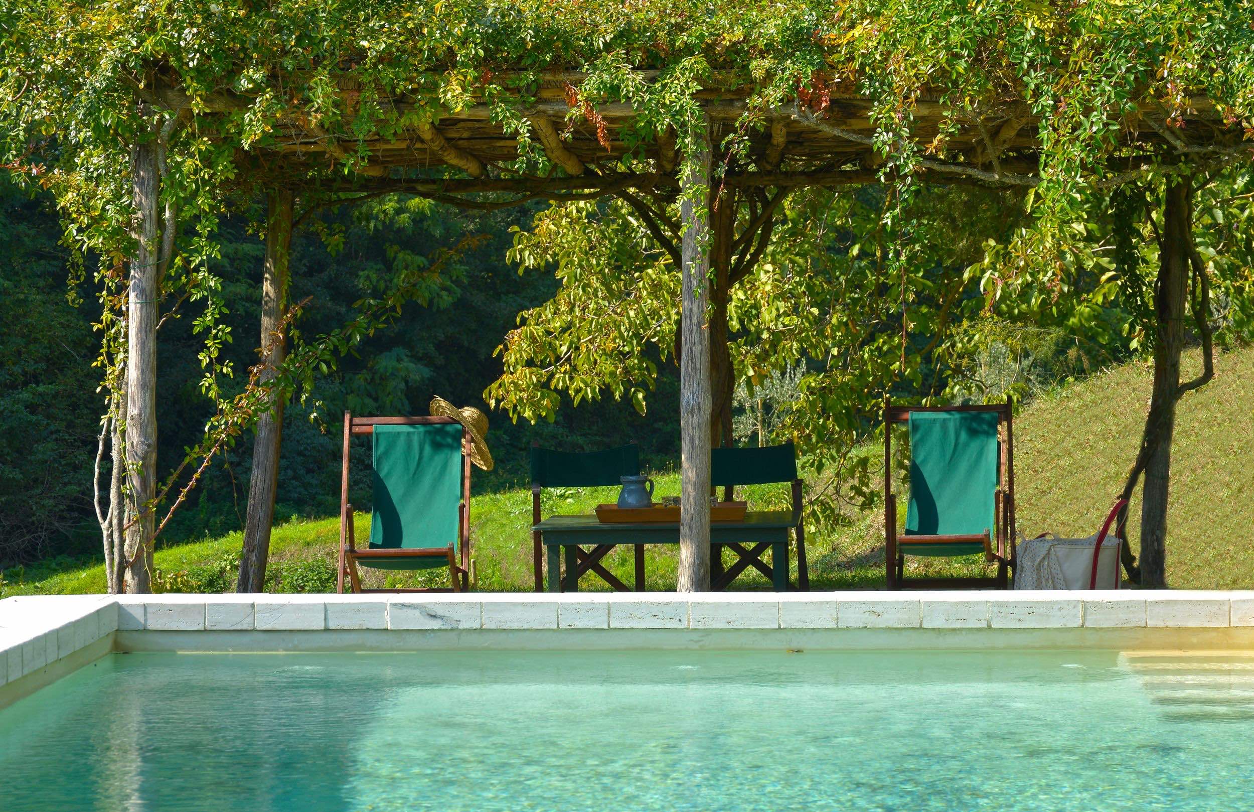 Villa avec piscine, vigne vierge, Toscane - Grazie Gigi