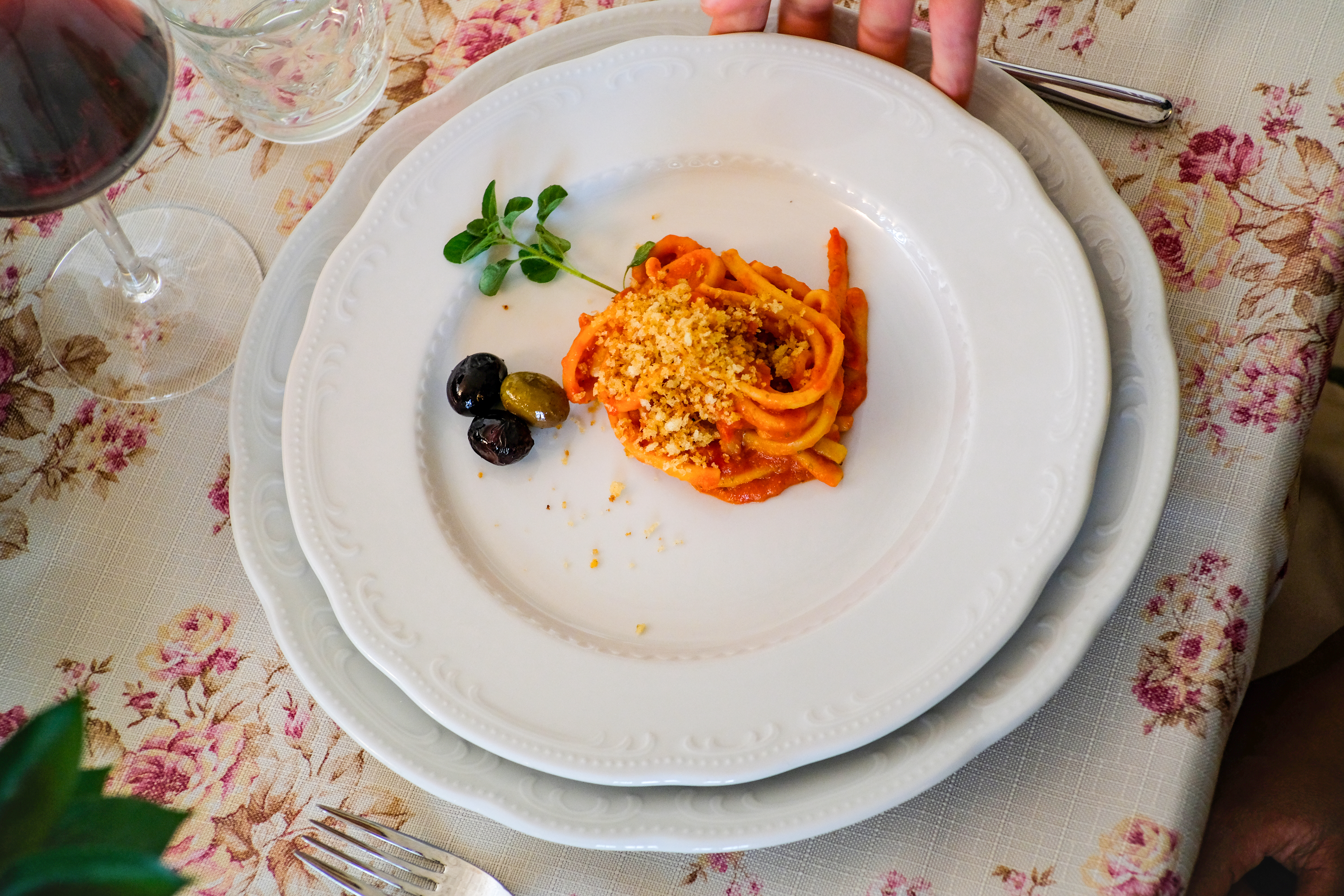 Plat de pâtes dans une masseria des Pouilles - Grazie Gigi