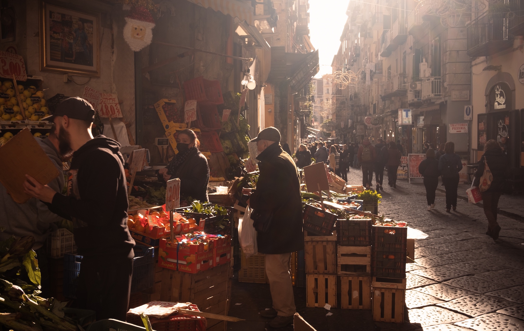 Etals de fruits et légumes, Naples, Italie - Grazie Gigi