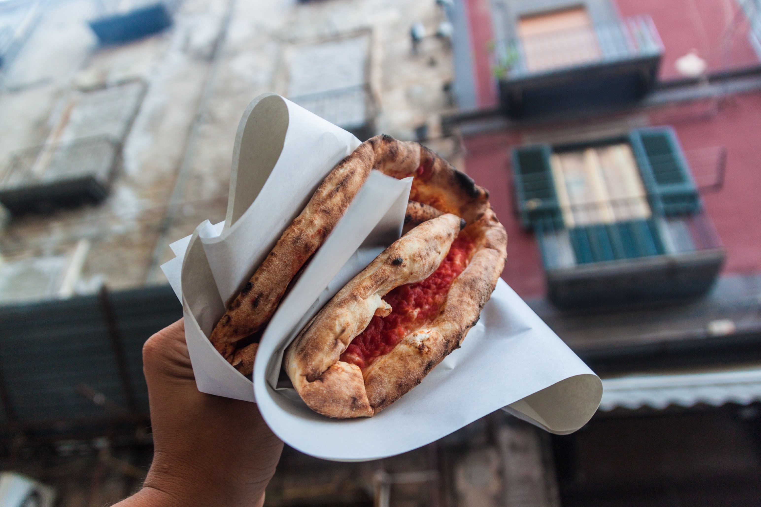 Pizza al portafoglio à Naples - Gastronomie - Grazie Gigi 